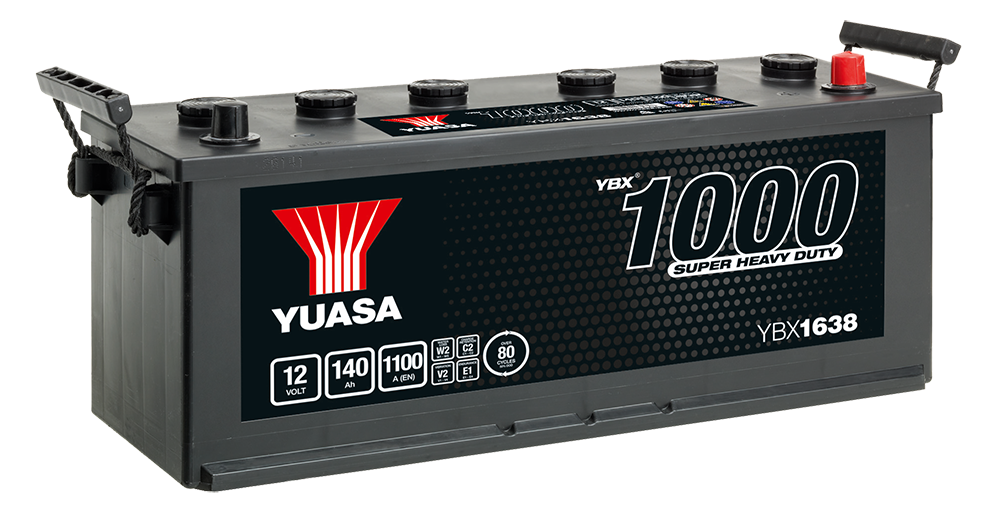 Yuasa YBX1638 12V 140Ah 1100A Super Heavy Duty Commercial Vehicle Battery