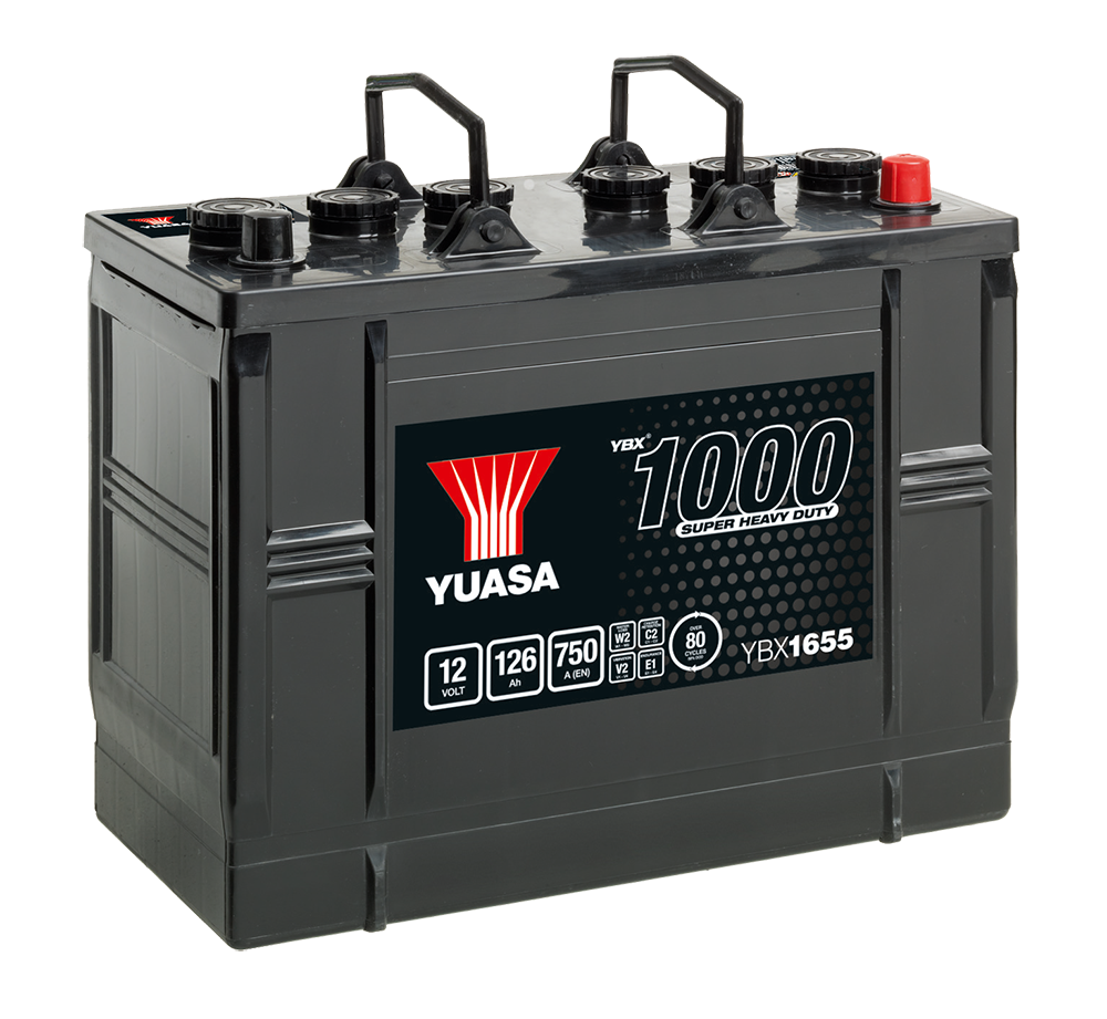 Yuasa YBX1655 12V 126Ah 750A Super Heavy Duty Commercial Vehicle Battery