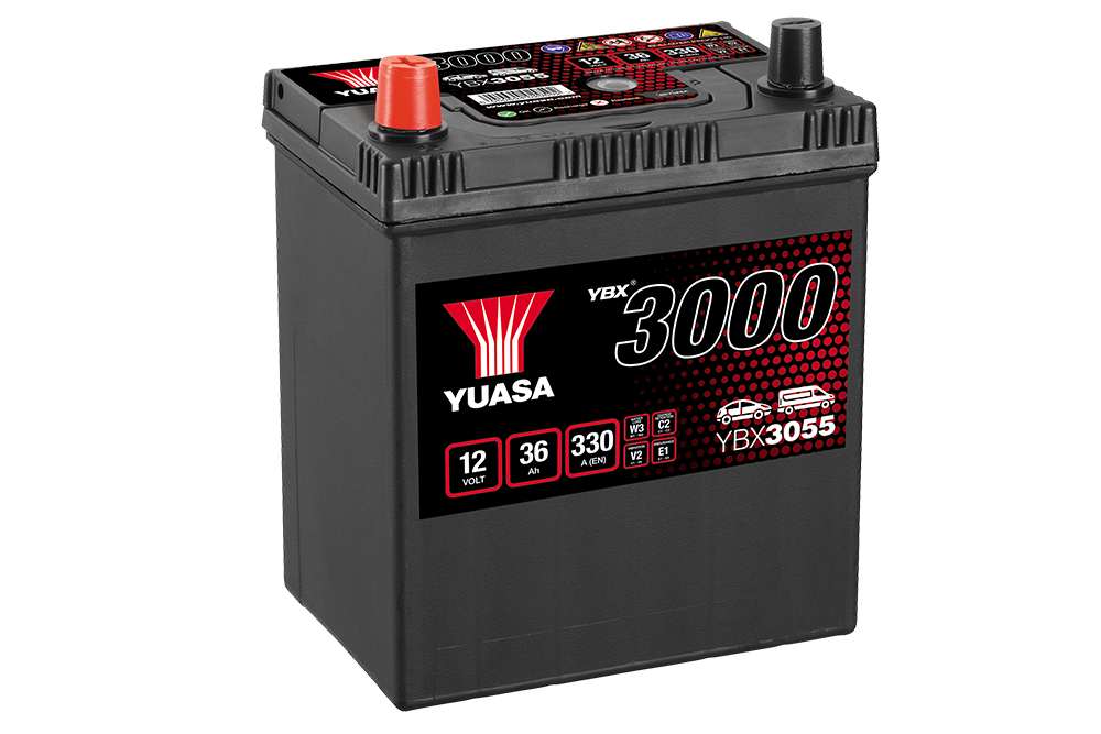 Yuasa YBX3055 12V 36Ah 330A SMF Battery