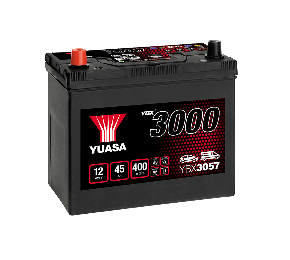Yuasa YBX3057 12V 45Ah 400A SMF Battery