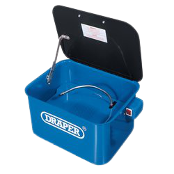 Draper 230V Bench-Mounted Parts Washer, 12L