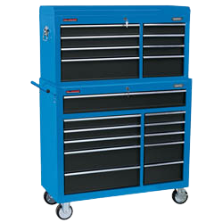 Draper Combined Roller Cabinet and Tool Chest, 19 Drawer, 40