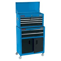 Draper Combined Roller Cabinet and Tool Chest, 6 Drawer, 24