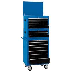 Draper DTKCTCB Combination Roller Cabinet and Tool Chest, 15 Drawer, 26