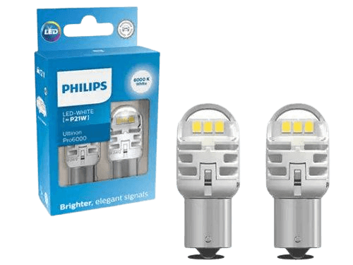 Philips 382 White Ultinon Pro6000 LED Bulbs (Pair)