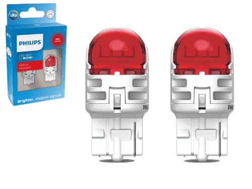 Philips 582 Red Ultinon Pro6000 LED Bulbs (Pair)