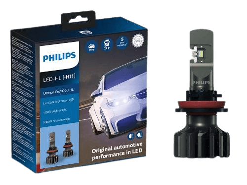 Philips H11 Ultinon Pro9000 LED Headlights (Pair)