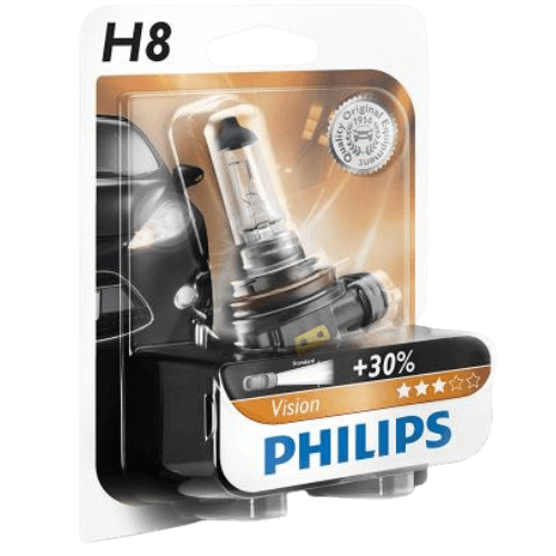Philips H8 Vision Headlight Bulb (Single)