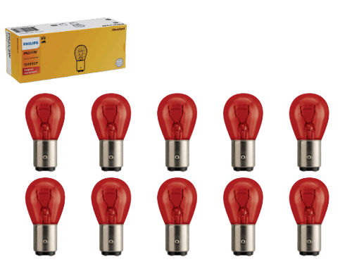 Philips Vision PR21/5W 12V Standard Replacement Bulbs (Pack of 10)
