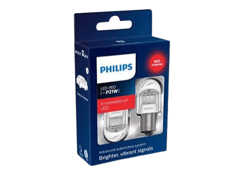 Philips X-treme Ultinon Gen2 382 P21W LED in Red (Pair)