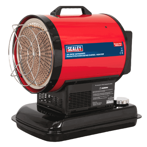 Sealey Infrared Paraffin/Kerosene/Diesel Heater 20.5kW 230V