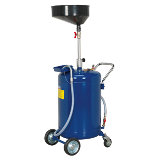 Sealey Mobile Oil Drainer 110L Air Discharge