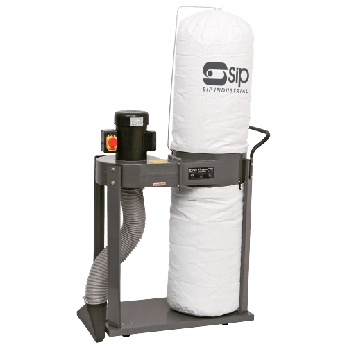 SIP 1HP Single Bag Dust Collector w/ Attachments