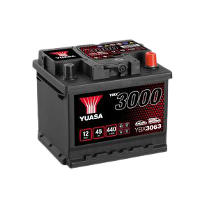 Yuasa YBX3063 12V 45Ah 440A SMF Battery