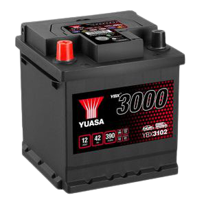 Yuasa YBX3102 12V 42Ah 390A SMF Battery