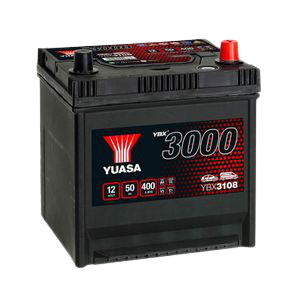 Yuasa YBX3108 12V 50Ah 400A SMF Battery
