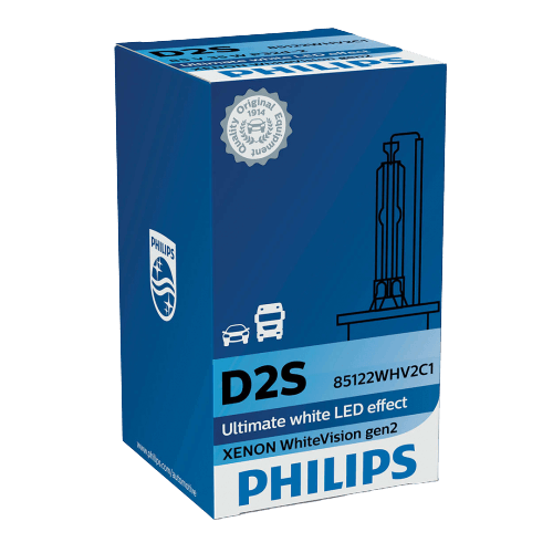 D2S Philips WhiteVision Gen2 35W 5000K Xenon HID Bulb